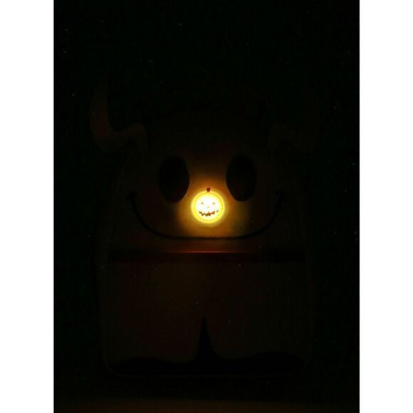 Loungefly Disney Nightmare Before Christmas Zero Glitter Light Up Backpack NWT - Picture 2 of 5